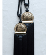 Tassels and tie backs in large with double sided moon design