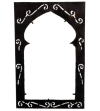 Marco de espejo de arcos grande, espejo marroquí