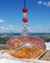 Decorative glass balls for hanging: talisman, witchball, suncatcher