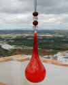 Attrape-soleil, boule de sorcière et talisman en forme de larme en verre soufflé 