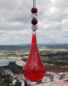 Attrape-soleil, boule de sorcière et talisman en forme de larme en verre soufflé 