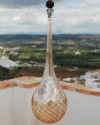 Atrapador de sol, bola de bruja, talismán en forma de lágrima de vidrio soplado