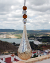 Attrape-soleil, boule de sorcière et talisman en forme de larme en verre soufflé 