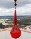 Attrape-soleil, boule de sorcière et talisman en forme de larme en verre soufflé 