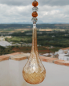 Atrapador de sol, bola de bruja, talismán en forma de lágrima de vidrio soplado