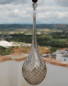 Atrapador de sol, bola de bruja, talismán en forma de lágrima de vidrio soplado