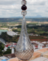 Atrapador de sol, bola de bruja, talismán en forma de lágrima de vidrio soplado