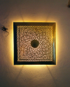 Decorative wall light, decorative ceiling light, large square light fixture, Moroccan lights