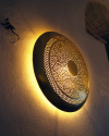 Lampade a parete di design, lampada marocchina con geometrici tagliati a mano