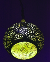 Marokkanische lampen in Tropfenform mit sich Muster in Messing