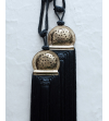 Tassels and tie backs in large with double sided moon design