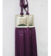 Tassels and curtain tie-backs in large with double sided square design