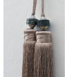 Handmade mini tassels and tassels for furniture with oriental design